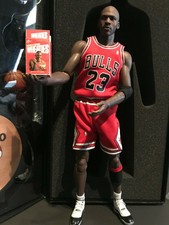 Real Masterpiece NBA Michael Jordan 1st Series 1/6 Figure Red Jersey  WEATIE BOX