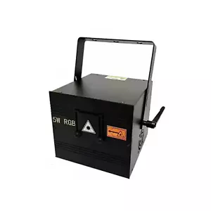 DJ Show Stage Projector Laser Lights IOS Android App Edit Remote 5W RGB iLDA DMX - Picture 1 of 24