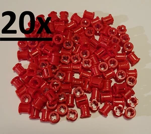 20x Lego® Technic 3713 Stopper presa grande rosso tecnica Bush manicotto 4227155 - Foto 1 di 2