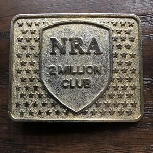 Hebilla de cinturón de la Asociación Nacional de Riffle de la NRA 🇺🇸 2 millones Club * Western Wear - Imagen 1 de 2