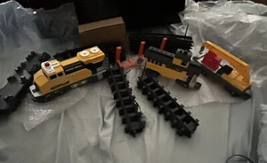 Juego de tren expreso Caterpillar CAT 1992 construcción de Toy State - batería op. - Imagen 1 de 9