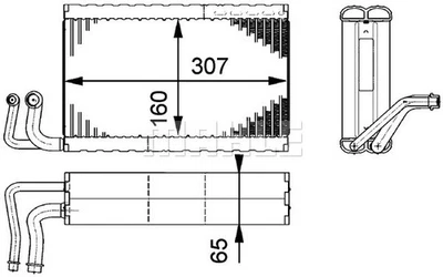 EVAPORADOR AIRE ACONDICIONADO SE ADAPTA A: BMW 5 SEDÁN 525 I/520 I/530 I/530 D/545 I/5 Foto 1 de 4