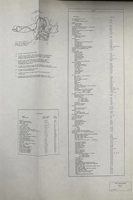1972 Ford MUSTANG Fabbrica Foldout Diagramma Cablaggi Elettrico Mach 1 Grande - Immagine 1 di 4