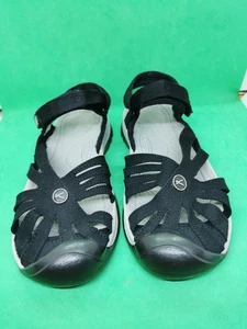 Keen 'Rose' Women's Size 9.5M Black Adjustable Ankle Strap Sport Sandals - Picture 1 of 23