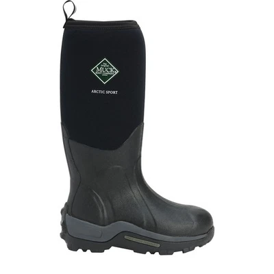 Muck Boots Negro Ártico Deportivo Impermeable Botas de Invierno para Hombres y Mujeres - ASP000A Foto 1 de 4