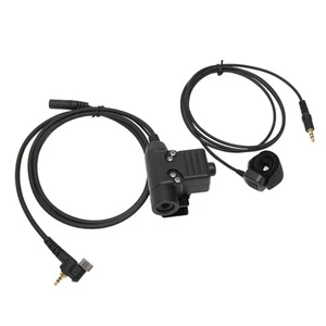 `Walkie Talkie Push To Talk Connector U94 Ptt Adapter 2 Way Radio Handheld - Zdjęcie 1 z 12