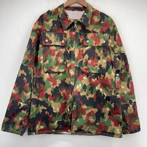 Swiss Army size Large/EU 52 Men’s Camo Alpenflage Military Field Jacket - Picture 1 of 10