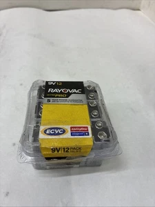 Rayovac Ultra Pro 9V Alkaline Batteries | 12-pack - Picture 1 of 2