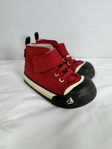 Keen Cornado hohe Canvas-Schuhe Größe 6 Kleinkind rot - Bild 1 von 7