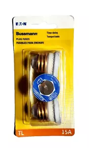 Bussmann 15 AMP TL Sicherung Messing 3Ct - Bild 1 von 5