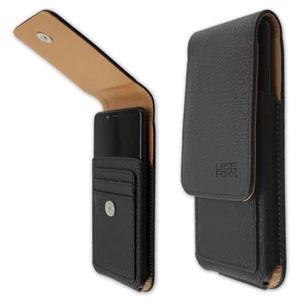 caseroxx Borsa all'aperto per Sharp Sense 3 Plus in nero fatto di vera pelle - Foto 1 di 4