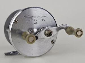 Olympia Modell Nr. 66 Vintage Level Wind Bait Casting Angelrolle - Bild 1 von 14