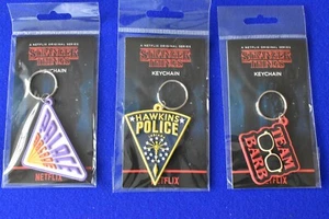 NEW Stranger Things Hawkins Police Team Barb Palace Arcade Keyring/chain Netflix - Picture 1 of 7