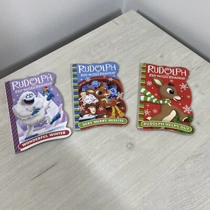Rudolph the Red-Nosed Reindeer Board Books Lot (3) – Bendon – Ages 3–5 – 2017 - Picture 1 of 15