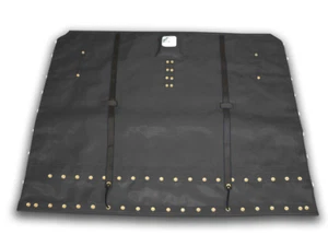 Trampolín catamarán Prindle 16 sin puertos - malla negra + línea de cordones - Imagen 1 de 4