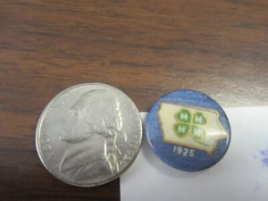 Iowa 4H 1925 Celluloid Button, WX - Picture 1 of 1