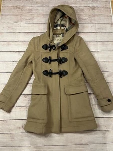 Burberry Brit Women’s Beige Coat Jacket size US 6 - Picture 1 of 12