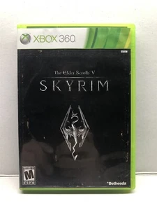 The Elder Scrolls V 5 Skyrim (Xbox 360, 2011) Clean Tested Working - Free Ship - Picture 1 of 4