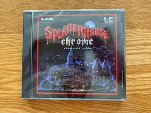 Splatterhouse Chrome PC Engine Works Turbo Duo TurboGrafx Read Description! - Picture 1 of 10