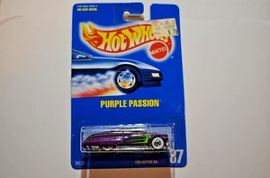 New! HOT WHEELS 1991 PURPLE PASSION Lowrider #87 Diecast MINT - Picture 1 of 2