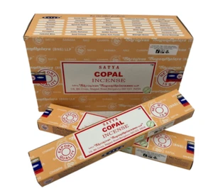 INCENSO COPAL SATYA 2 CONFEZIONI DA 15 GRAMMI BASTONCINI INCENSI COPALE INDIANI - Imagen 1 de 1