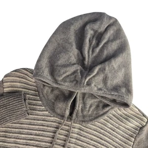 Athleta Noe 138584 Small Gray Merino Wool Long Sleeve Pullover Hooded Sweater - Picture 1 of 5