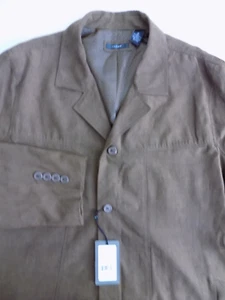 NUEVO CEZANI XL Hombres Suave Poli Abrigo Chaqueta Nuevo con Etiquetas Marrón MCJ1635 Ligero - Imagen 1 de 4