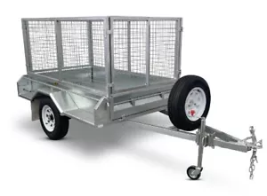 Trailer 6 x 4 Hot DiP Galvan. Heavy Duty TIPPER Trailer Spare Wheel Cage 900mm - Picture 1 of 1