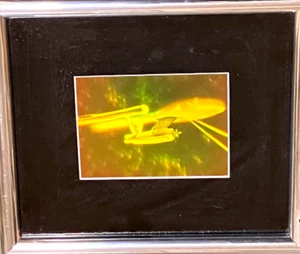 Holograma láser de ciencia ficción de colección Star Trek EE. UU. Enterprise arte mágico enmarcado en 3D - Imagen 1 de 24