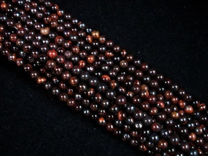 Red Tiger Eye 4mm Round Beads 35cm Strand DIY Jewellery Making - Picture 1 of 1