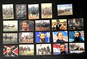 Lot of 20 Keepsake 1996 The Civil War Trading Cards - Artwork By Mort Kunstler - Bild 1 von 2