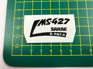 old school bmx decals stickers ms-427 sakae stem black on clear - Bild 1 von 1