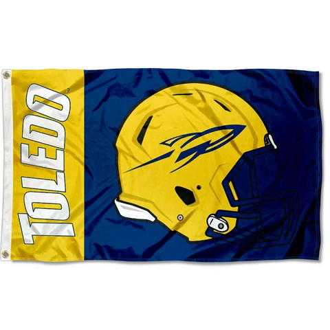 Toledo Rockets Football Helmet Flag Large 3x5 Cover