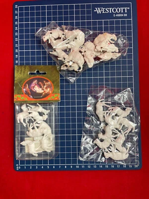 3 conf. di pecore per presepe in plastica  assortite, (pec008) , nuovo - Immagine 1 di 4