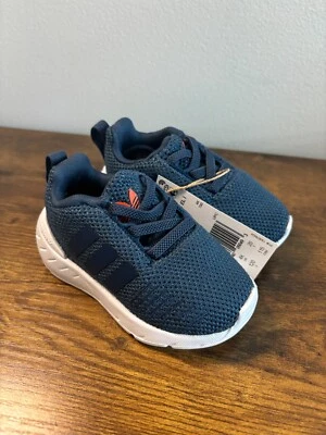 Adidas Originales Bebé Niño Swift Run 22 GX9214 Azul Mineral Talla 5 Niño M Foto 1 de 4