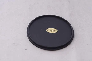 *NEU* 58 mm Metall Objektivkappe Nikon Canon usw. - Bild 1 von 2