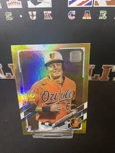 2021 Topps Series 1 Ryan Mountcastle Gold Foil Parallel RC #143 Orioles B3-T2 - Bild 1 von 2