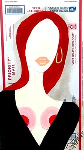 Envíos Gratis GRAN ARTE POP DESNUDO Colorido Pintura Reciclada Original ADN de SWARTZMILLER - Imagen 1 de 20
