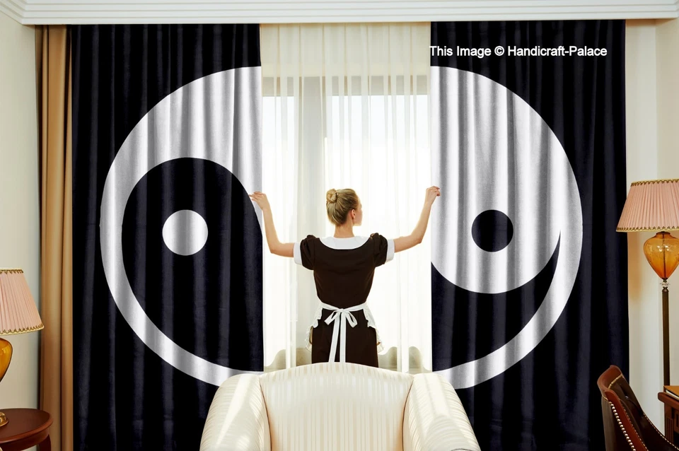 Juego de tapices cortinas cenefas panel cortina balcón cortina mandala indio Foto 1 de 1