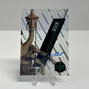 2016 Topps Star Wars High Tek Prequels Scott Capurro Beed as #SW-22 Auto NM - Picture 1 of 10