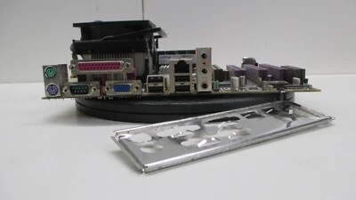 Soyo SY-P4VGM V1.0 Motherboard w/ Intel Celeron 2/53GHz 512MB Ram - Image 1 of 4