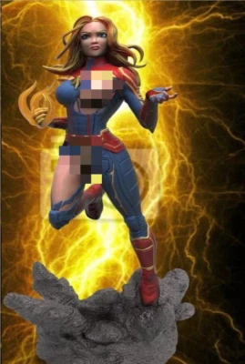 Sexy Power Girl Nsfw Resin Doll Model Kit 1/24 Scale Unpainted Unassembled - Image 1 of 4