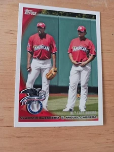 2010 Topps Update #US24 Vladimir Guerrero Miguel Cabrera Rangers Tigers HOF - Picture 1 of 2