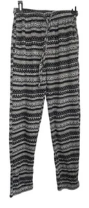Bottoms Out Sleep Pants Gray Black Nordic Print Size S - Bild 1 von 7