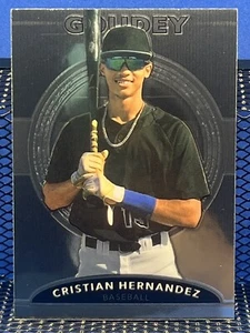2022 UD Goodwin Champions CRISTIAN HERNANDEZ Goudy Chrome Cubs Prospect - Picture 1 of 2