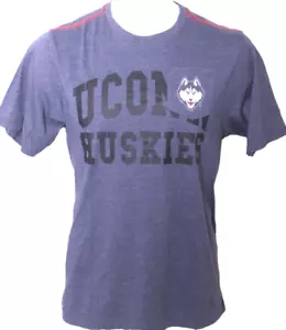 NEW UConn Huskies Colosseum Athletics No Problemo Pocket Blue SS T-Shirt Men's L - Picture 1 of 9
