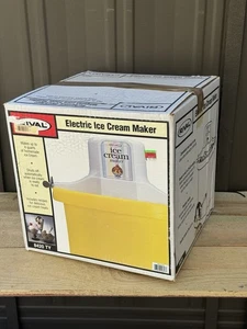Rival Model 8420 4 Quart Electric Ice Cream Maker New Open Box - Picture 1 of 7