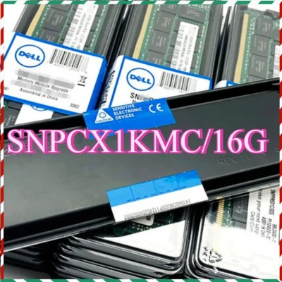 SNPCX1KMC/16G DELL Unbuffered UDIMM ECC Memory A9755388 2RX8 16GB DDR4 PC4-2400T - Image 1 of 4