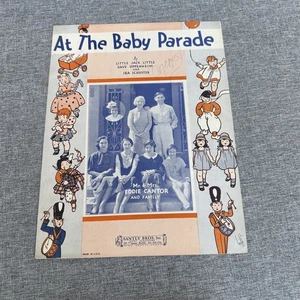 At The Baby Parade, música vintage, 1932 Eddie Cantor y foto familiar - Imagen 1 de 7