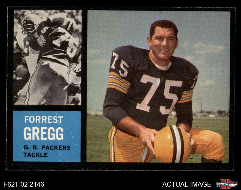 1962 Topps #70 Forrest Gregg Packers HOF SMU 6 - EX/MT - Image 1 of 1